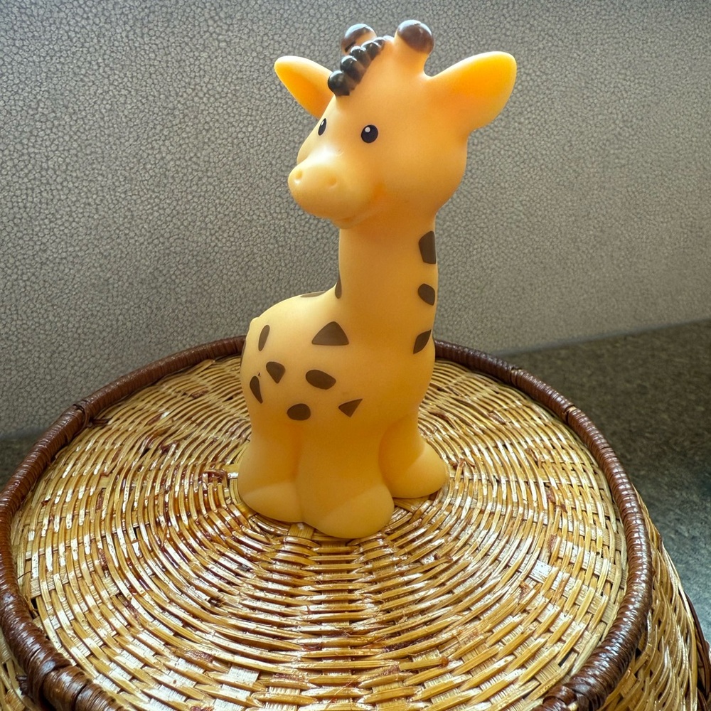 Fisher-Price Little People Yellow and Brown Giraffe Figure